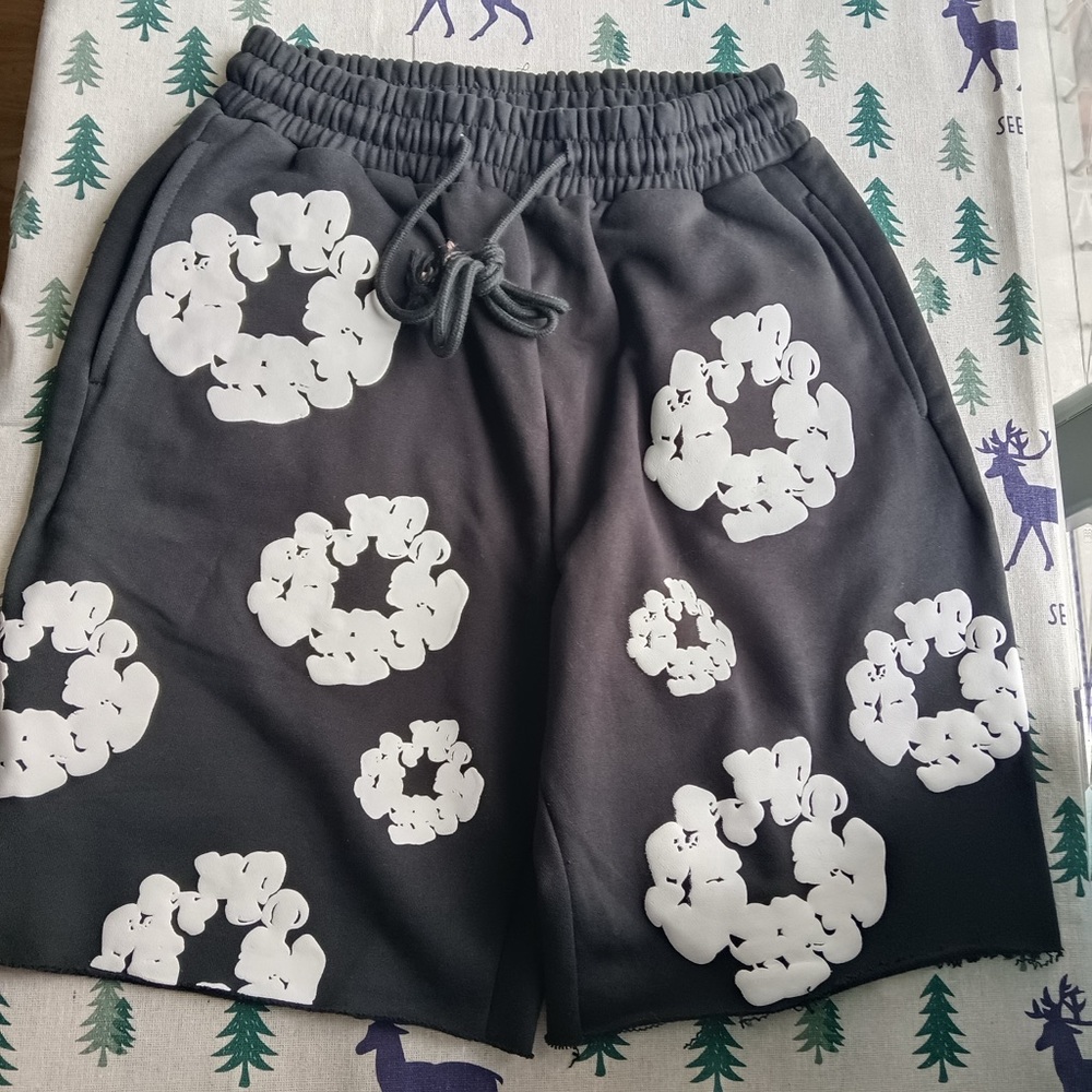 Denim Tears Foam Summer Casual Shorts
